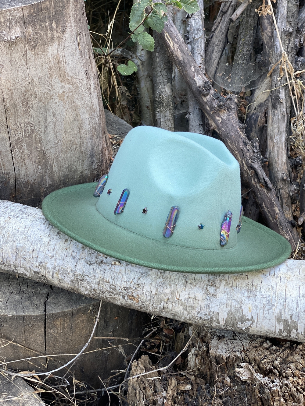 Artemis Quartz Crystal Fedora Hat